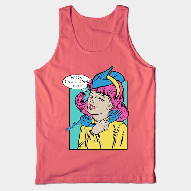 I'm a Unicorn Tank Top by crazypangolin